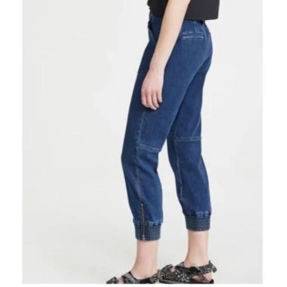 JBRAND Arkin Zip Ankle Blue Denim Jogger Jeans | 26 - Picture 11 of 12